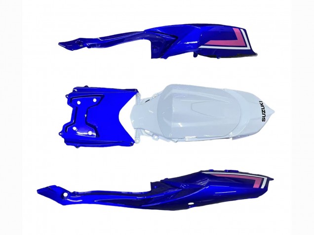 Carenados Moto Suzuki GSXR 600 / GSXR 750 2008-2010 - Blanco Azul Rosa Ecstar Motul Fábrica