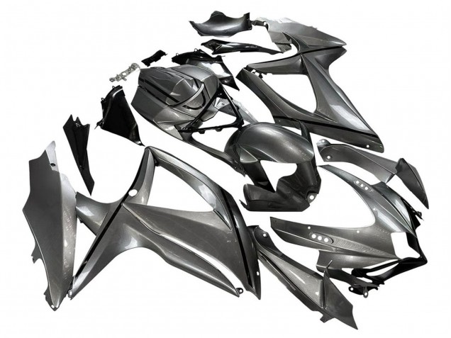 Carenados Moto Suzuki GSXR 600 / GSXR 750 2008-2010 - Gris Mate Negro Fábrica