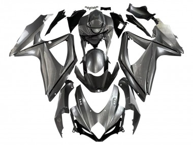 Carenados Moto Suzuki GSXR 600 / GSXR 750 2008-2010 - Gris Mate Negro Fábrica