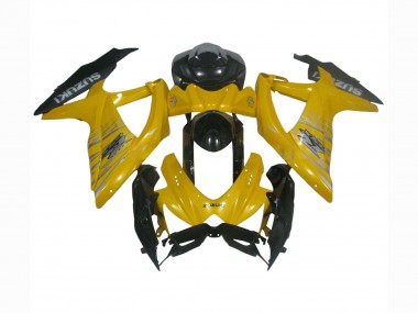 Carenados Moto Suzuki GSXR 600 / GSXR 750 2008-2010 - Amarillo Negro Brillante Fábrica