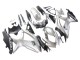 Carenados Moto Suzuki GSXR 600 / GSXR 750 2008-2010 - Plata Negro Mate Fábrica