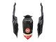 Carenados Moto Suzuki GSXR 600 / GSXR 750 2008-2010 - Negro Brillante Rojo Blanco Motul Lucky Strike Fábrica