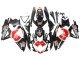 Carenados Moto Suzuki GSXR 600 / GSXR 750 2008-2010 - Negro Brillante Rojo Blanco Motul Lucky Strike Fábrica