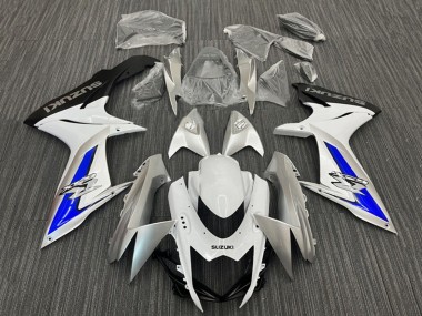 Carenados Moto Suzuki GSXR 600 / GSXR 750 2011-2024 - Blanco Plata Azul Negro Fábrica