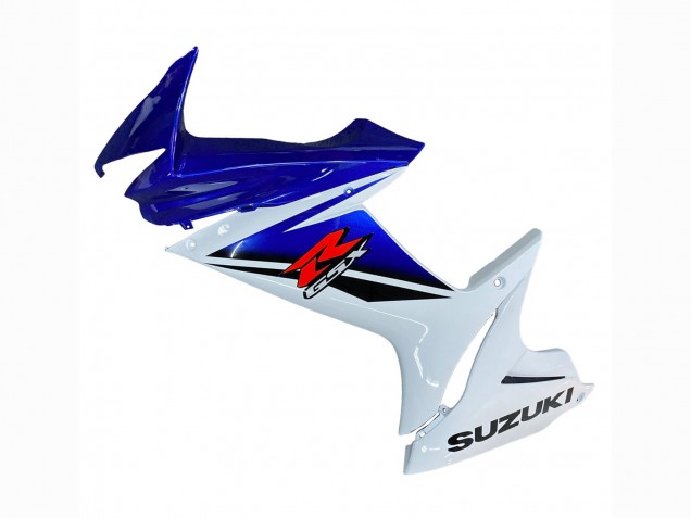 Carenado Moto Suzuki GSXR 600 / GSXR 750 2011-2024 - Blanco Azul Rojo Fábrica