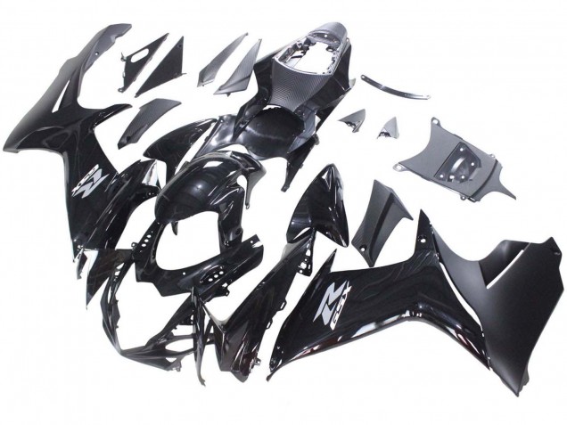 Carenados Moto Suzuki GSXR 600 / GSXR 750 2011-2024 - Negro Brillante Negro Mate Blanco Calcomanía Fábrica