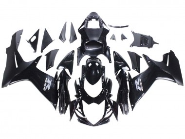 Carenados Moto Suzuki GSXR 600 / GSXR 750 2011-2024 - Negro Brillante Negro Mate Blanco Calcomanía Fábrica