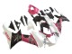 Carenados Moto Suzuki GSXR 600 / GSXR 750 2011-2024 - Blanco Rosa Negro Corona Fábrica