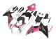 Carenados Moto Suzuki GSXR 600 / GSXR 750 2011-2024 - Blanco Rosa Negro Corona Fábrica