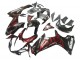 Carenados Moto Suzuki GSXR 600 / GSXR 750 2011-2024 - Negro Brillante Rojo Llama Fábrica