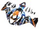 Carenados Moto Suzuki GSXR 600 / GSXR 750 2011-2024 - Azul Claro Naranja Negro Blanco Tiburón 46 Fábrica