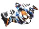 Carenados Moto Suzuki GSXR 600 / GSXR 750 2011-2024 - Azul Claro Naranja Negro Blanco Tiburón 46 Fábrica