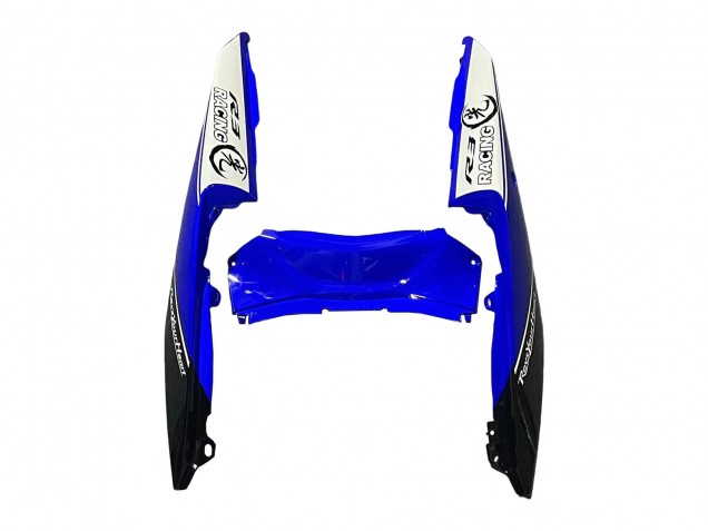 Carenados Moto Yamaha YZF R3/R25 2015-2018 - Blanco Azul Negro Carrera Fábrica