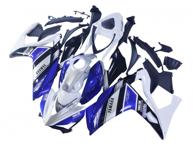 Carenados Moto Yamaha YZF R3/R25 2015-2018 - Blanco Azul Negro Yamalube Fábrica