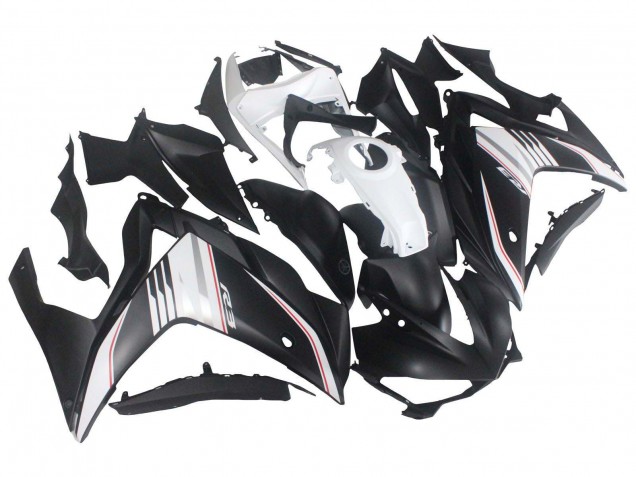 Carenado Moto Yamaha YZF R3/R25 2015-2018 - Blanco Rojo Negro Mate Fábrica
