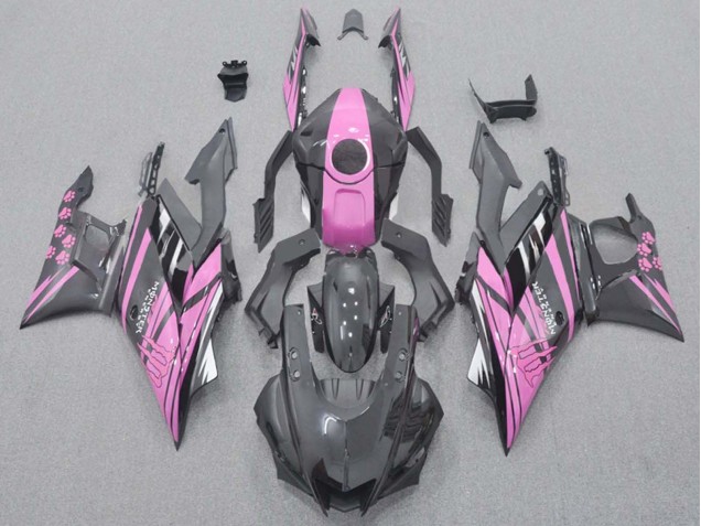 Carenados Moto Yamaha YZF R3/R25 2015-2018 - Rosa Negro Brillante Fábrica