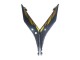 Carenados Moto Yamaha YZF R3/R25 2019-2021 - Oro Negro FibraCarbono Fábrica