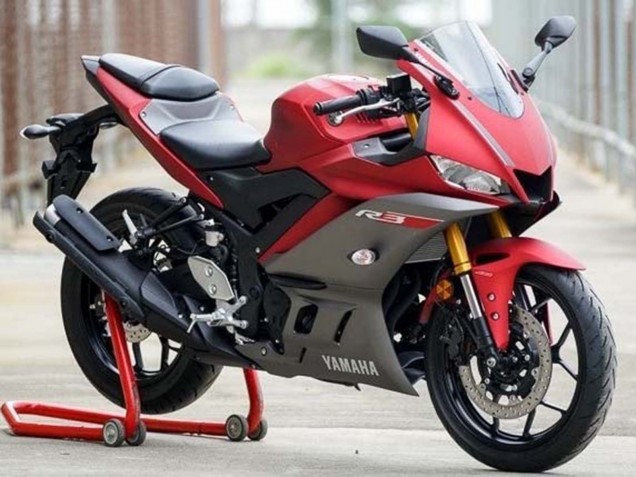 Carenados Moto Yamaha YZF R3/R25 2019-2021 - Rojo Gris Fábrica