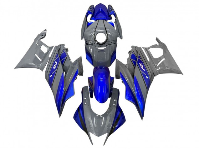 Carenados Moto Yamaha YZF R3/R25 2019-2021 - Gris Azul Negro Fábrica