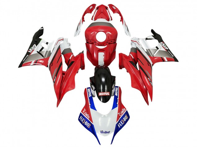 Carenados Moto Yamaha YZF R3/R25 2019-2021 - Blanco Rojo Azul Negro Givi Motul Fábrica