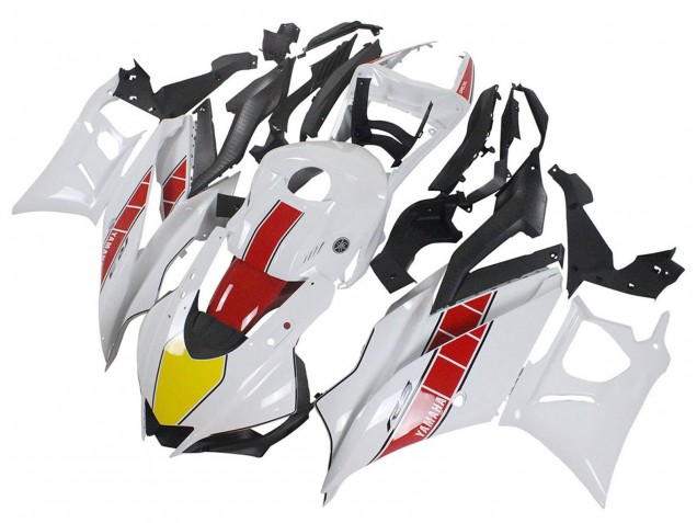 Carenados Moto Yamaha YZF R3/R25 2019-2021 - Blanco Rojo Amarillo Negro Fábrica
