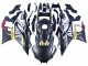 Carenados Moto Yamaha YZF R3/R25 2022-2024 - Negro FibraCarbono Estilo Oro Rojo ABBOT Fábrica