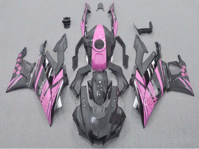 Carenados Moto Yamaha YZF R3/R25 2022-2024 - Rosa Negro Monstruo Fábrica