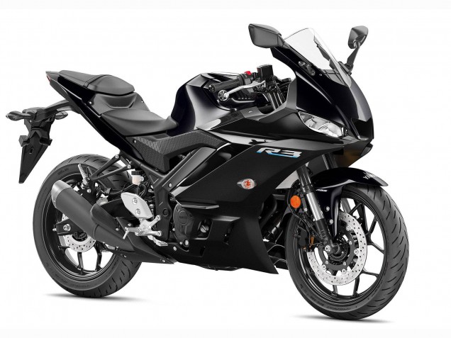 Carenado Moto Yamaha YZF R3/R25 2022-2024 - Negro Brillante Fábrica
