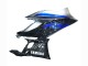 Carenados Moto Yamaha YZF R3/R25 2022-2024 - Marble Negro Plata Azul Falsificado FibraCarbono Estilo Fábrica