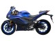 Carenado Moto Yamaha YZF R3/R25 2022-2024 - Azul Negro Mate Fábrica