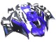 Carenado Moto Yamaha YZF R3/R25 2022-2024 - Azul Negro Mate Fábrica