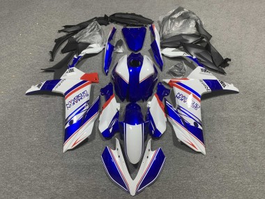 Carenados Moto Yamaha YZF R3/R25 2022-2024 - Azul Blanco Rojo Semakin Didepan Fábrica