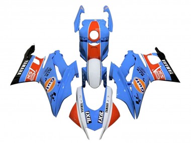 Carenados Moto Yamaha YZF R3/R25 2022-2024 - Azul Naranja Blanco Gulf Fábrica
