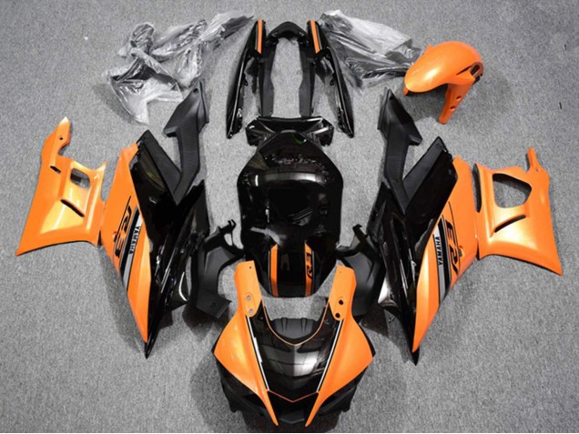 Carenados Moto Yamaha YZF R3/R25 2022-2024 - Naranja Negro Brillante Fábrica
