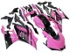 Carenados Moto Yamaha YZF R3/R25 2022-2024 - Rosa Negro Brillante Monstruo Fábrica