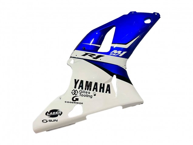 Carenados Moto Yamaha YZF 1000 R1 1998-1999 - Blanco Azul Negro Fábrica