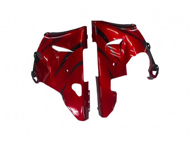 Carenados Moto Yamaha YZF 1000 R1 1998-1999 - Negro Brillante Rojo Fábrica