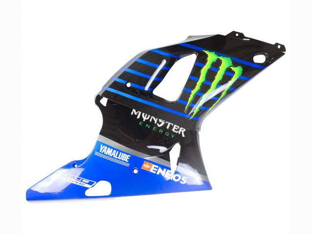 Carenados Moto Yamaha YZF 1000 R1 2000-2001 - Azul Negro Verde Monstruo Yamalube ENEOS 46 Fábrica