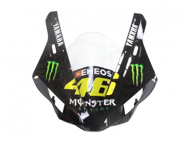 Carenados Moto Yamaha YZF 1000 R1 2000-2001 - Azul Negro Verde Monstruo Yamalube ENEOS 46 Fábrica