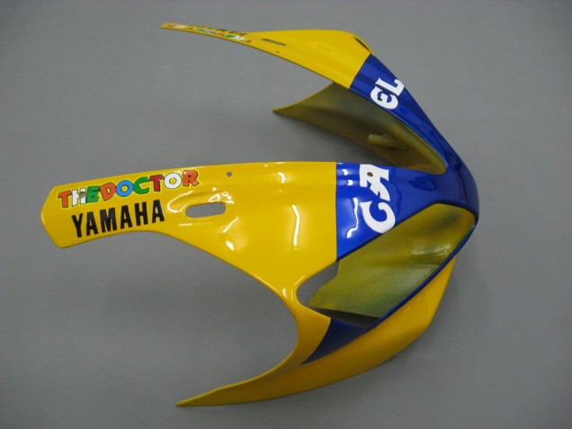 Carenados Moto Yamaha YZF 1000 R1 2000-2001 - Blanco Amarillo Azul Motul Camello Fábrica