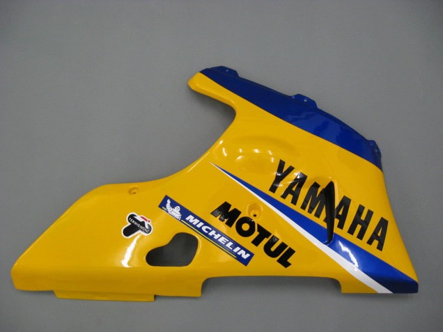 Carenados Moto Yamaha YZF 1000 R1 2000-2001 - Blanco Amarillo Azul Motul Camello Fábrica