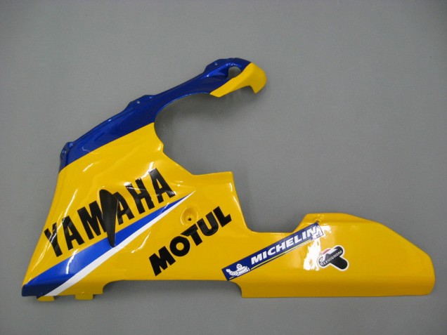 Carenados Moto Yamaha YZF 1000 R1 2000-2001 - Blanco Amarillo Azul Motul Camello Fábrica