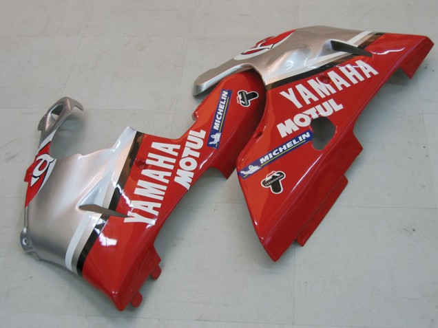 Carenados Moto Yamaha YZF 1000 R1 2000-2001 - Plata Rojo Fortuna Motul Fábrica