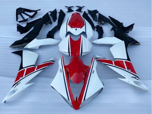 Carenados Moto Yamaha YZF 1000 R1 2002-2003 - Blanco Rojo Negro Fábrica