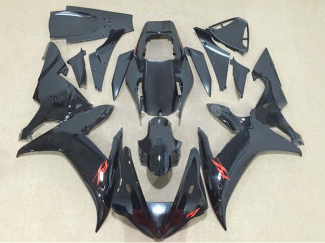 Carenados Moto Yamaha YZF 1000 R1 2002-2003 - Negro Brillante Rojo Fábrica
