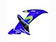 Carenados Moto Yamaha YZF 1000 R1 2002-2003 - Azul Negro Verde MoviStar ENEOS Monstruo Fábrica