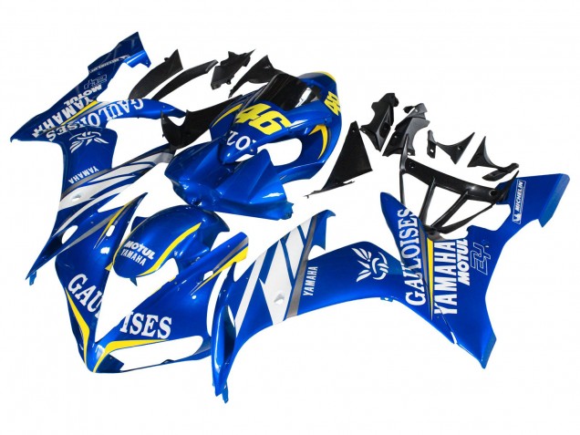 Carenados Moto Yamaha YZF 1000 R1 2004-2006 - Azul Blanco Amarillo Motul Gauloises 46 Fábrica