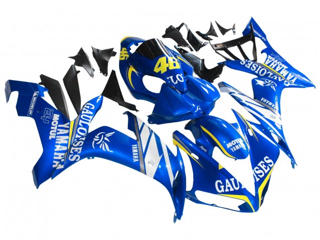 Carenados Moto Yamaha YZF 1000 R1 2004-2006 - Azul Blanco Amarillo Motul Gauloises 46 Fábrica
