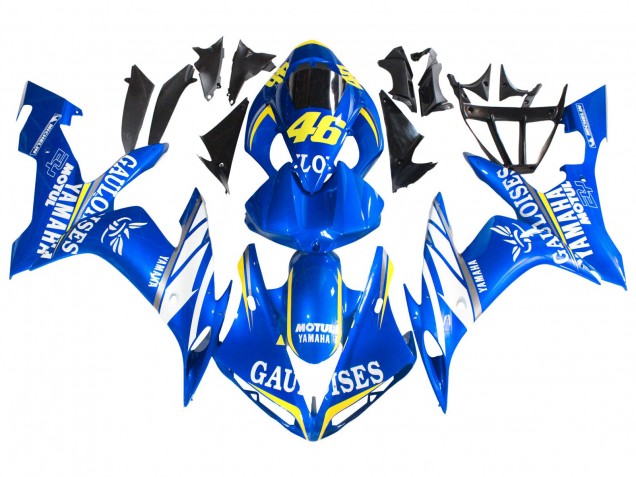 Carenados Moto Yamaha YZF 1000 R1 2004-2006 - Azul Blanco Amarillo Motul Gauloises 46 Fábrica