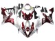 Carenados Moto Yamaha YZF 1000 R1 2004-2006 - Plata Rojo Fortuna Motul Fábrica